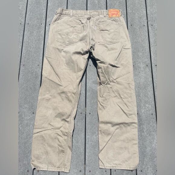 Levi’s 505 Men’s Taupe Jeans W40 L32 - Picture 1 of 7